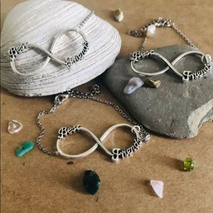 Infinity bracelets